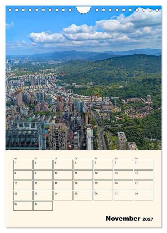 Produktbild: Taiwan &ndash; Traumreise durch Asiens Geheimtipp (Wandkalender 2027 DIN A4 hoch), CALVENDO Monatskalender