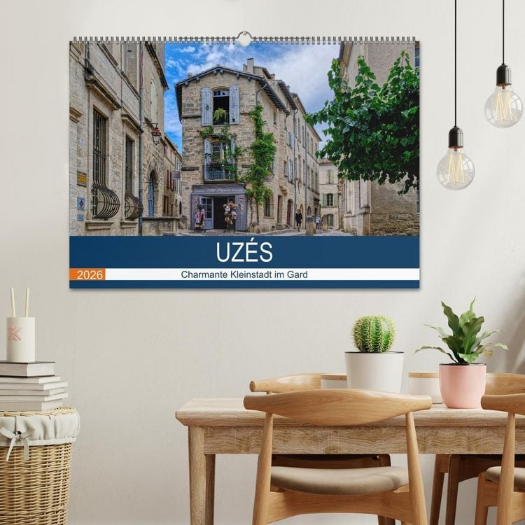 Produktbild: Uz&eacute;s - Charmante Kleinstadt im Gard (Wandkalender 2026 DIN A2 quer), CALVENDO Monatskalender