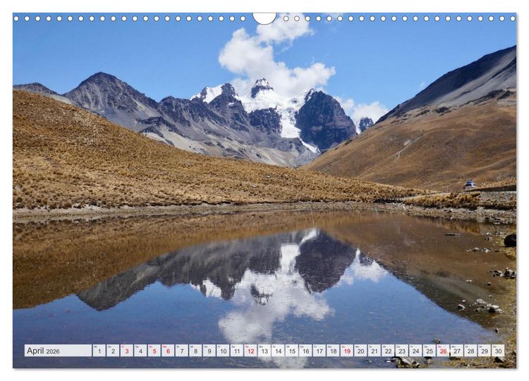 Produktbild: Bolivien - Unterwegs im Hochland (Wandkalender 2026 DIN A3 quer), CALVENDO Monatskalender