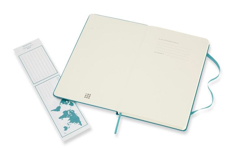 Produktbild: Moleskine Notizbuch Large/A5, Blanko, Hard Cover, Riff Blau