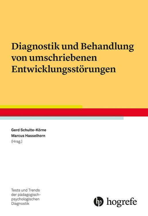 Produktbild: Diagnostik und Behandlung von umschriebenen Entwicklungsst&ouml;rungen