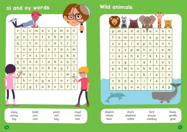 Produktbild: Spelling Word Searches Ages 5-7