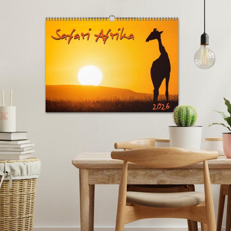 Produktbild: Safari Afrika (Wandkalender 2026 DIN A3 quer), CALVENDO Monatskalender