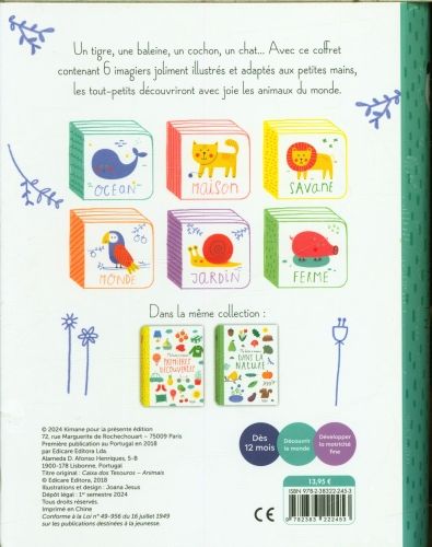 Produktbild: Les animaux : coffret 6 imagiers