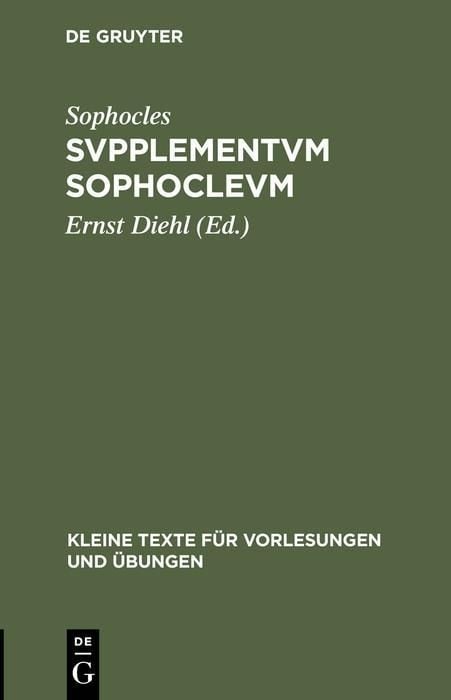 Produktbild: Svpplementvm Sophoclevm