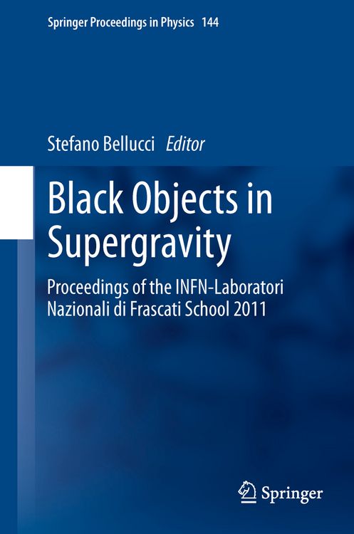 Produktbild: Black Objects in Supergravity