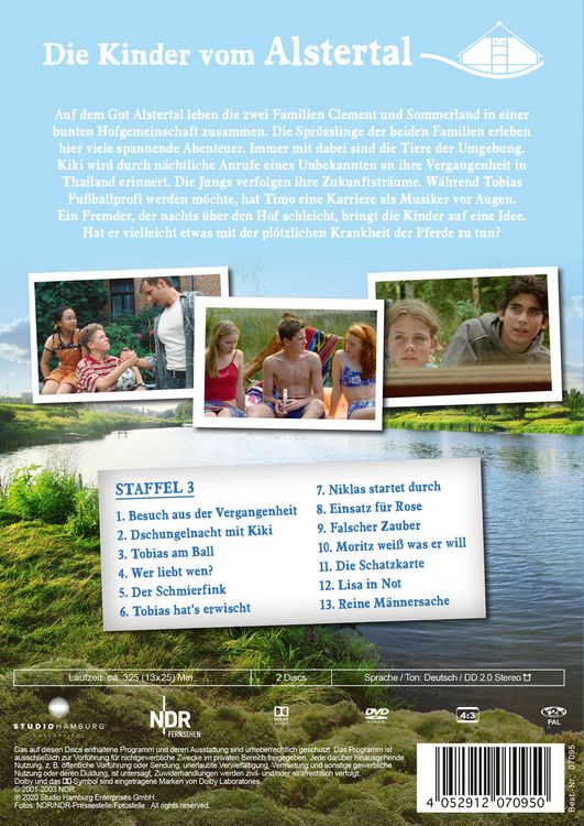Produktbild: Die Kinder vom Alstertal - Staffel 3: Folge 27-39 [2 DVDs]