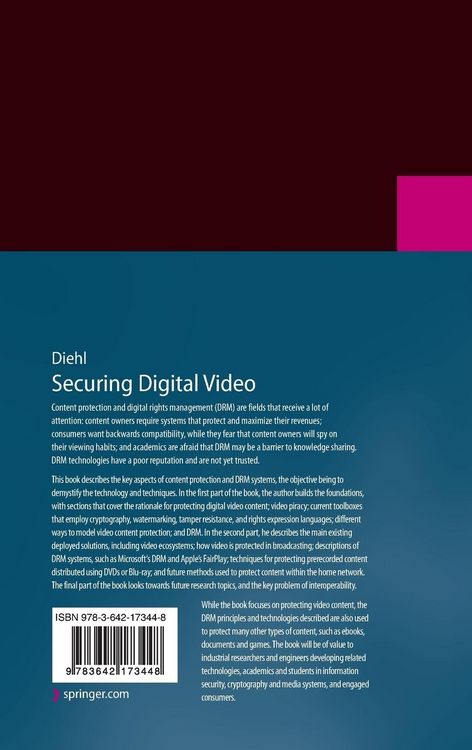 Produktbild: Securing Digital Video