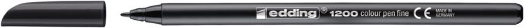 Produktbild: EDDING&reg; Fasermaler 1200, schwarz