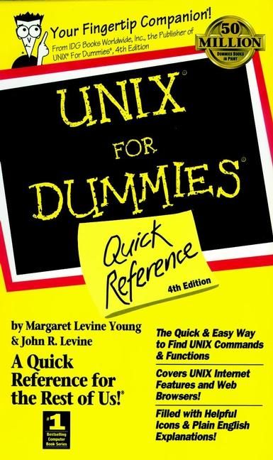 Produktbild: UNIX For Dummies Quick Reference 4e