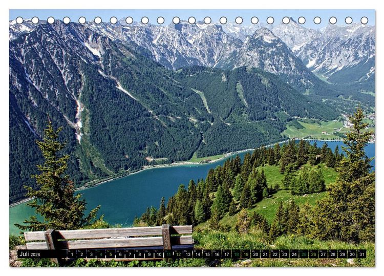 Produktbild: Servus. Landschaften im Tirol (Tischkalender 2026 DIN A5 quer), CALVENDO Monatskalender