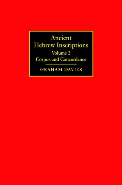 Produktbild: Ancient Hebrew Inscriptions: Volume 2