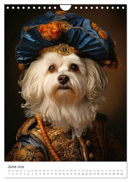 Produktbild: Animal Art - A collection of Renaissance paintings with animal motifs (Wall Calendar 2026 DIN A4 portrait), CALVENDO 12 Month Wall Calendar