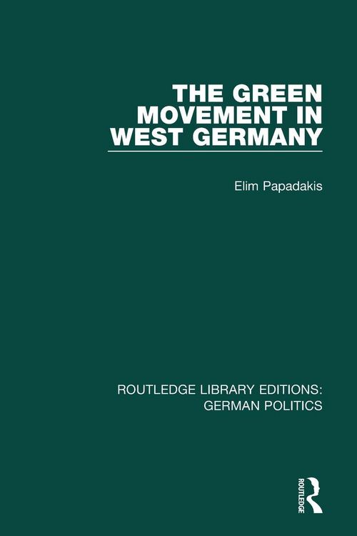 Produktbild: The Green Movement in West Germany (RLE