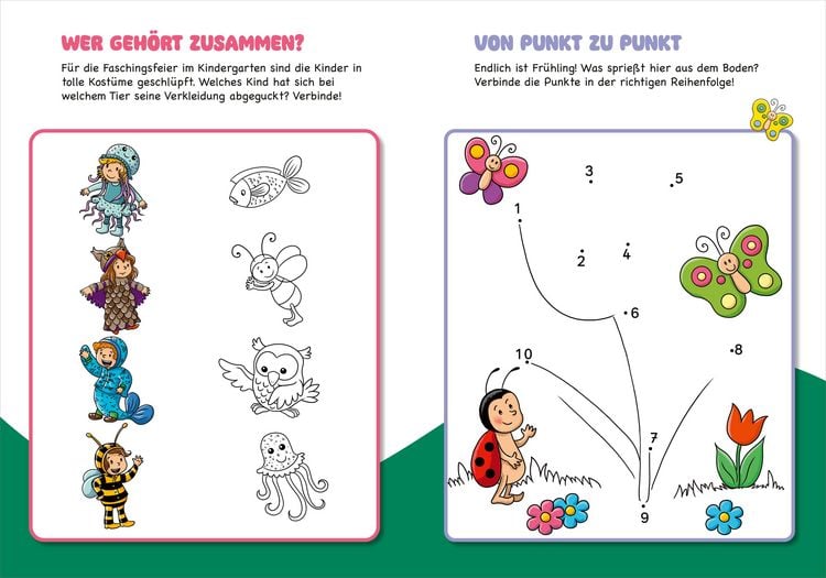 Produktbild: Malen und R&auml;tseln f&uuml;r Kindergartenkinder. Jahreszeiten