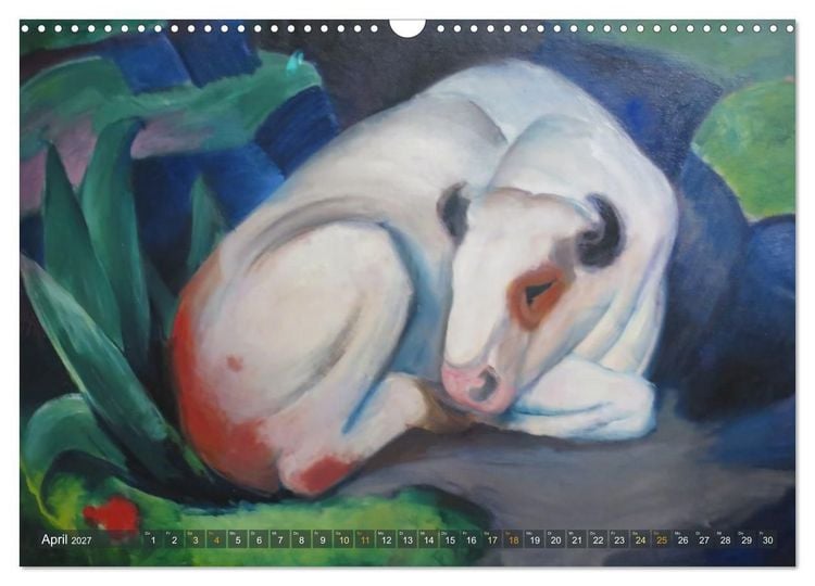 Produktbild: Expressionistische Tierwelten (Wandkalender 2027 DIN A3 quer), CALVENDO Monatskalender