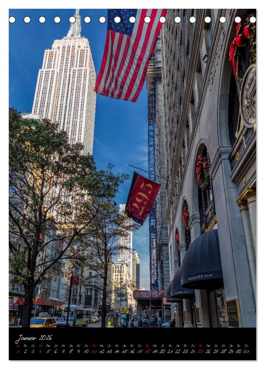 Produktbild: New York City (Tischkalender 2026 DIN A5 hoch), CALVENDO Monatskalender