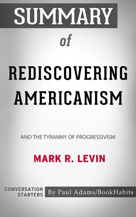 Produktbild: Summary of Rediscovering Americanism