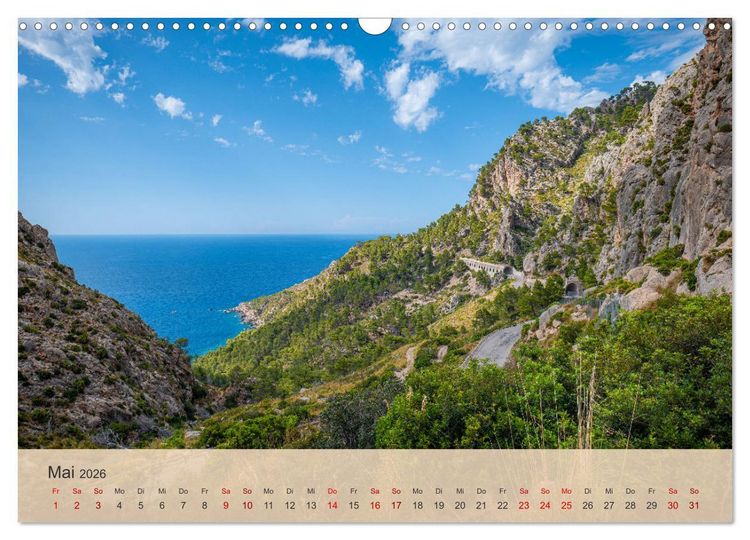 Produktbild: Mallorca - Perle des Mittelmeers (Wandkalender 2026 DIN A3 quer), CALVENDO Monatskalender