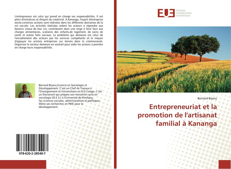 Produktbild: Entrepreneuriat et la promotion de l'artisanat familial &agrave; Kananga