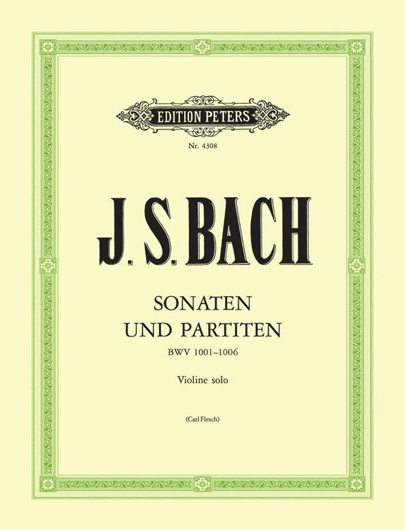 Produktbild: Sonatas and Partitas for Violin Solo BWV 1001-1006