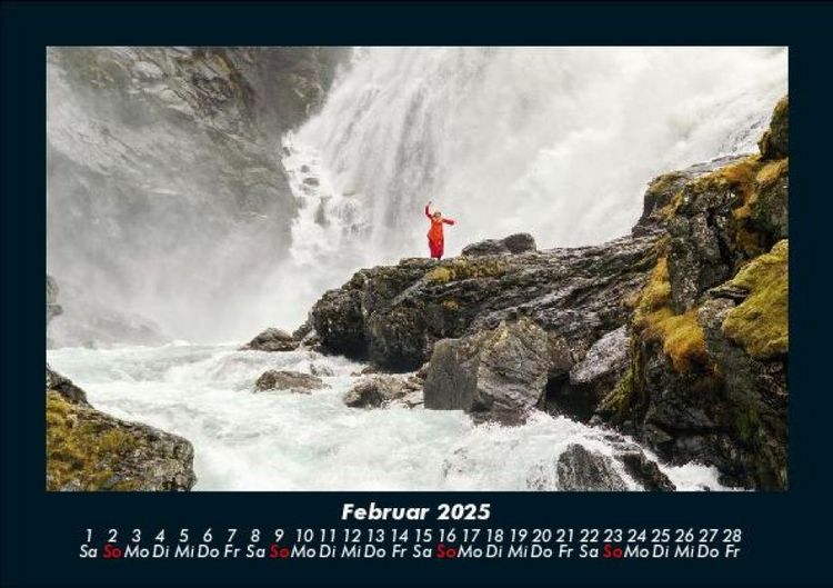 Produktbild: Wasserf&auml;lle 2025 Fotokalender DIN A5
