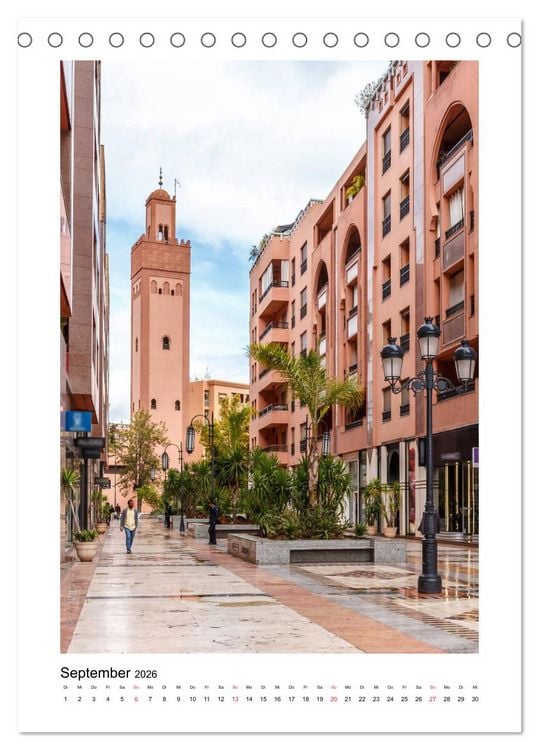 Produktbild: Marrakesch - Eine Stadt wie aus 1001 Nacht (Tischkalender 2026 DIN A5 hoch), CALVENDO Monatskalender