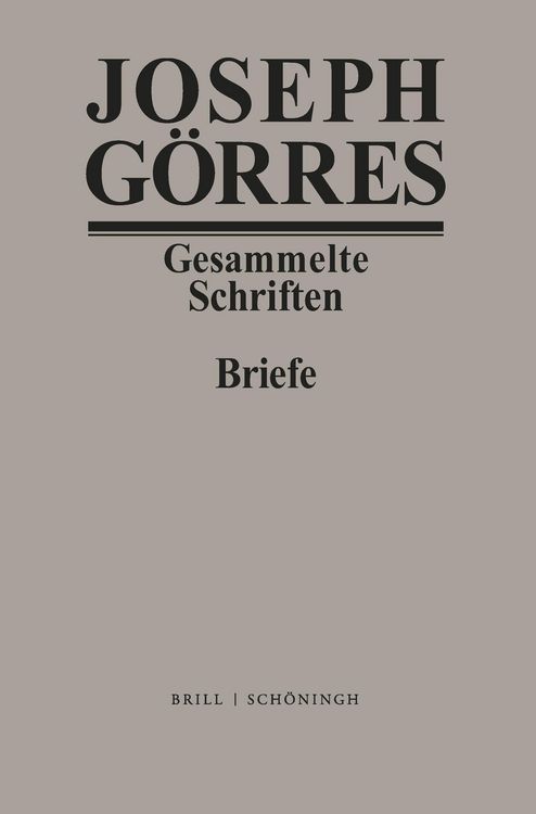 Produktbild: Joseph G&ouml;rres. Briefe Band 4