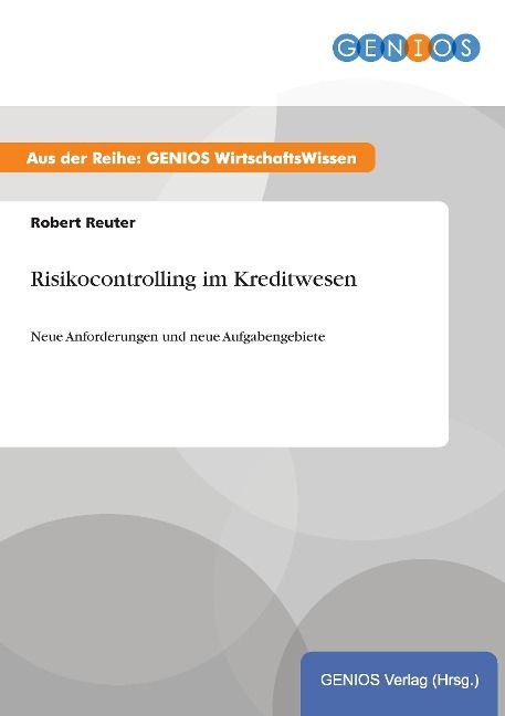 Produktbild: Risikocontrolling im Kreditwesen