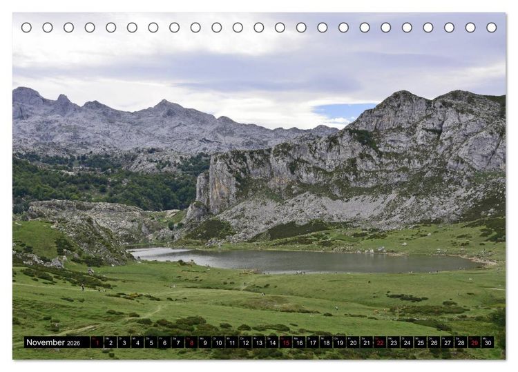 Produktbild: Spaniens wilder Norden (Tischkalender 2026 DIN A5 quer), CALVENDO Monatskalender