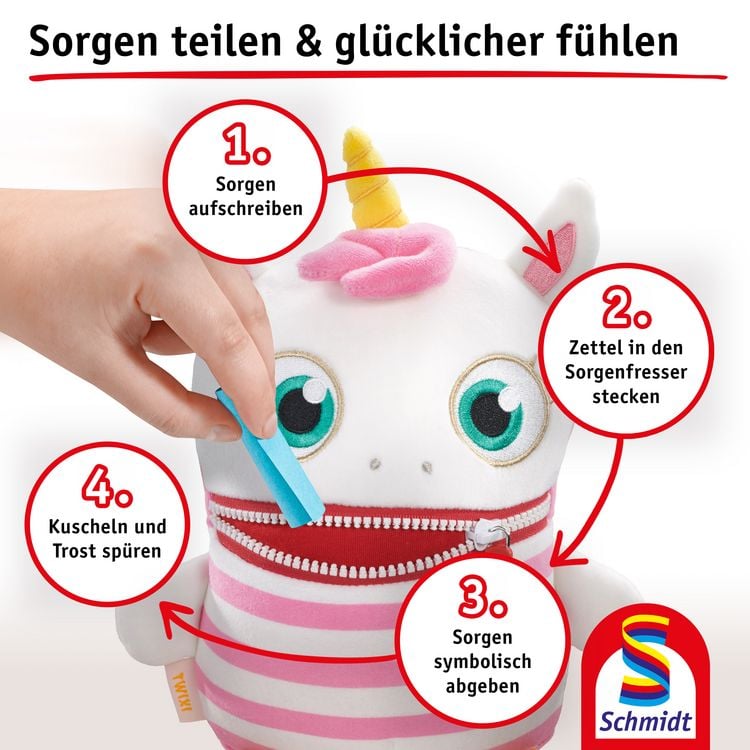Produktbild: Schmidt 42663 - Sorgenfresser Boogie Woogies, Twixi, 26 cm, Pl&uuml;sch, Limited Edition