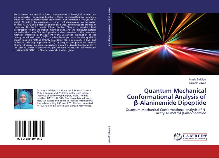 Produktbild: Quantum Mechanical Conformational Analysis of &iquest;-Alaninemide Dipeptide