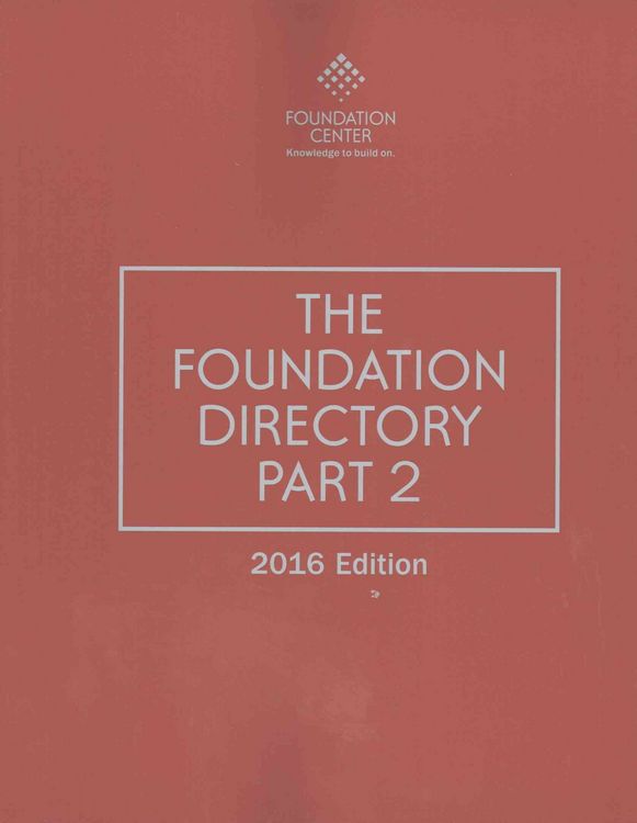 Produktbild: The Foundation Directory 2016