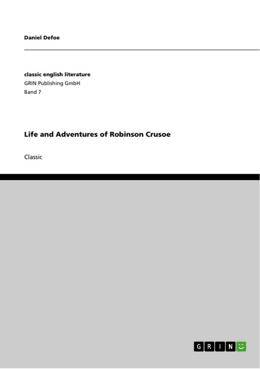 Produktbild: Life and Adventures of Robinson Crusoe