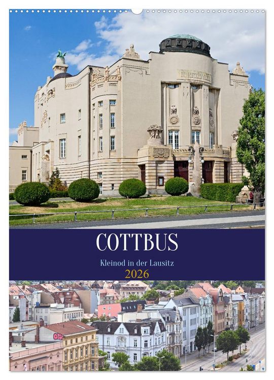 Produktbild: Cottbus Kleinod in der Lausitz (Wandkalender 2026 DIN A2 hoch), CALVENDO Monatskalender