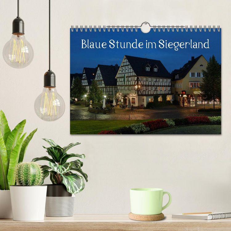 Produktbild: Blaue Stunde im Siegerland (Wandkalender 2026 DIN A4 quer), CALVENDO Monatskalender