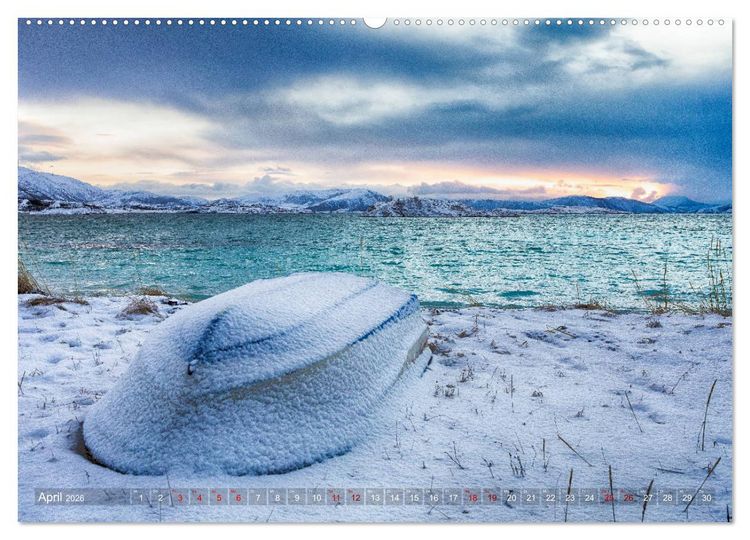 Produktbild: Polarnacht in Troms&oslash; (Wandkalender 2026 DIN A2 quer), CALVENDO Monatskalender