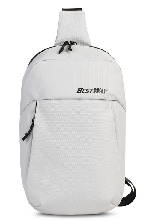 Produktbild: BESTWAY&reg; Rucksack Sling Bag, hellgrau, 4 Liter