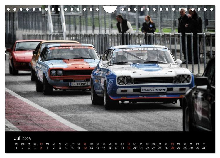 Produktbild: Raceday (Wandkalender 2026 DIN A4 quer), CALVENDO Monatskalender