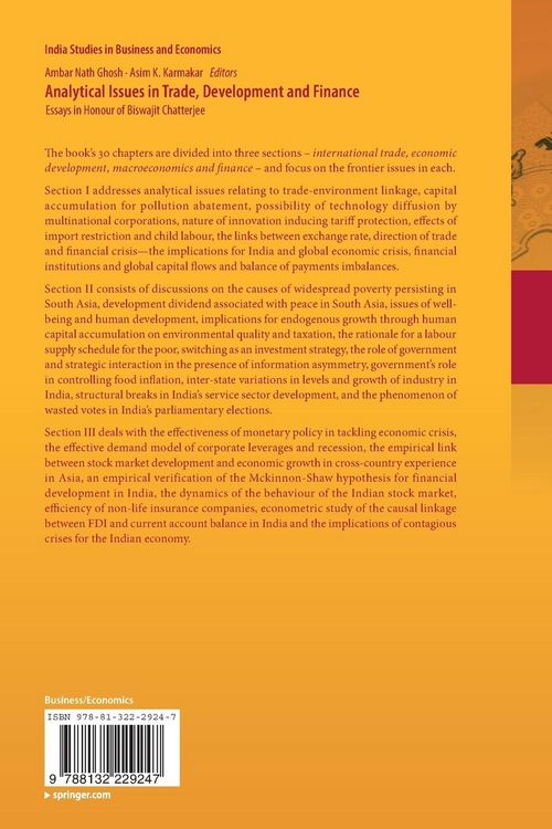 Produktbild: Analytical Issues in Trade, Development and Finance