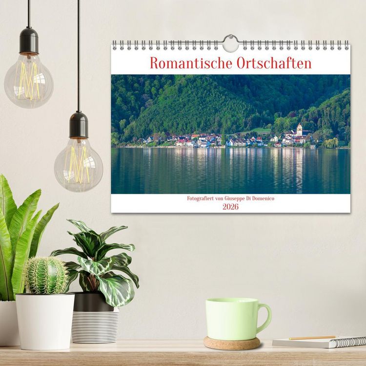 Produktbild: Romantische Ortschaften (Wandkalender 2026 DIN A4 quer), CALVENDO Monatskalender