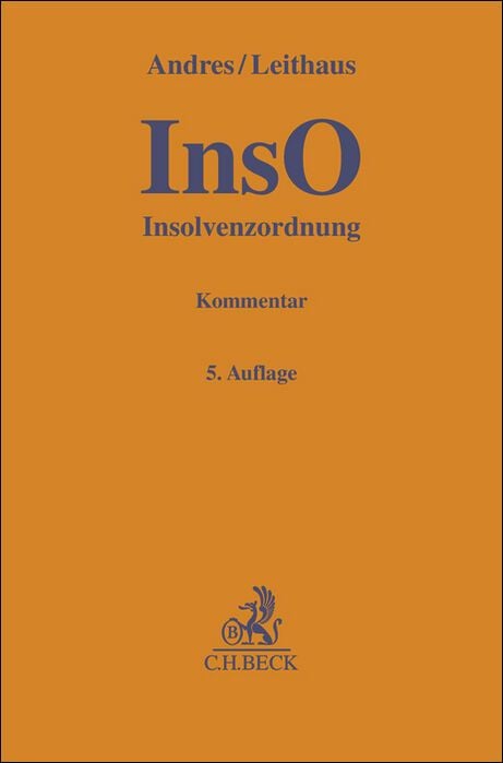Produktbild: Gelbe Erläuterungsbücher / Insolvenzordnung (InsO)