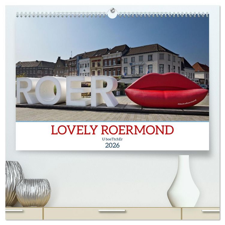 Produktbild: LOVELY ROERMOND (High Quality Premium Wall Calendar 2026 DIN A2 landscape),CALVENDO 12 Month Wall Calendar