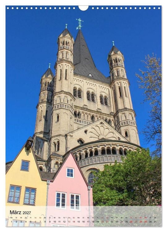 Produktbild: Altes K&ouml;ln (Wandkalender 2027 DIN A3 hoch), CALVENDO Monatskalender