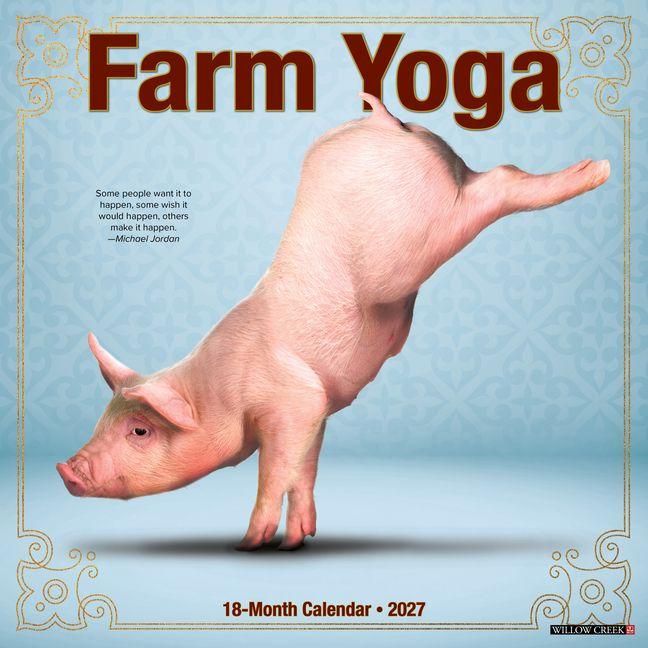 Produktbild: Farm Yoga 2027 12 X 12 Wall Calendar