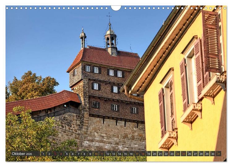 Produktbild: Esslingen am Neckar. Ein- und Ausblicke von Andreas Voigt (Wandkalender 2026 DIN A3 quer), CALVENDO Monatskalender