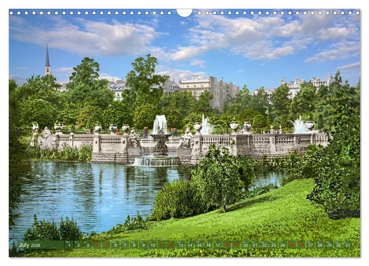 Produktbild: London around 1890-1900 - photos restored and colourised (Wall Calendar 2026 DIN A3 landscape), CALVENDO 12 Month Wall Calendar