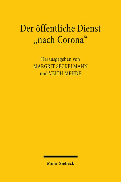 Produktbild: Der &ouml;ffentliche Dienst "nach Corona"