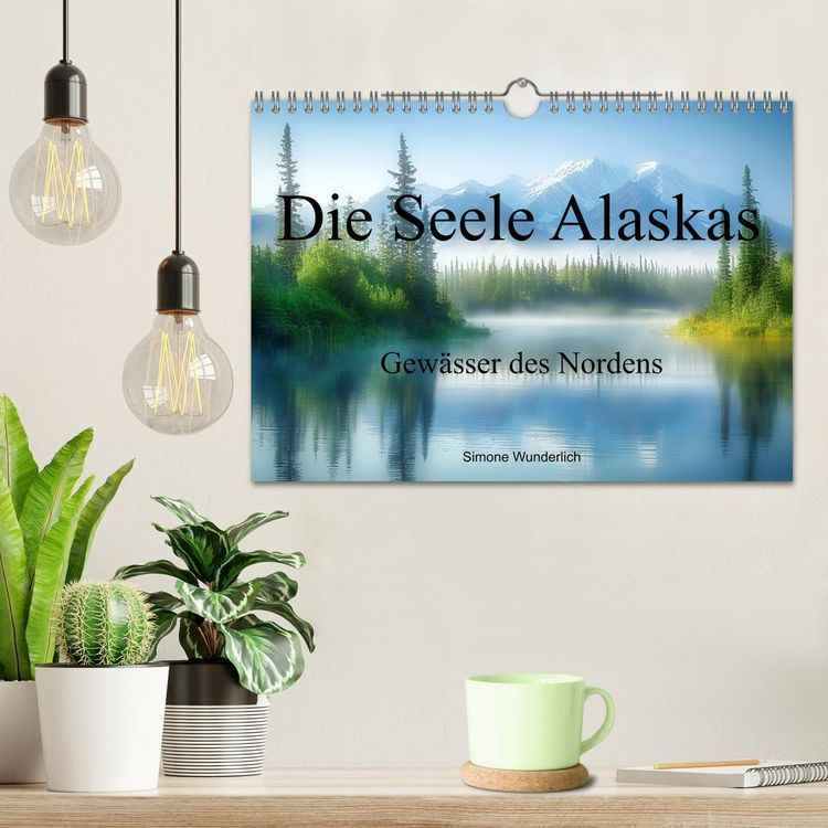 Produktbild: Die Seele Alaskas - Gew&auml;sser des Nordens (Wandkalender 2026 DIN A4 quer), CALVENDO Monatskalender
