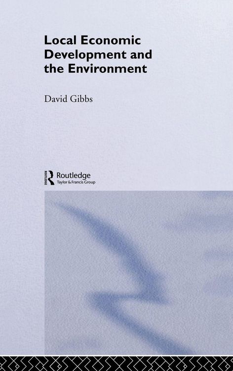 Produktbild: Local Economic Development and the Environment